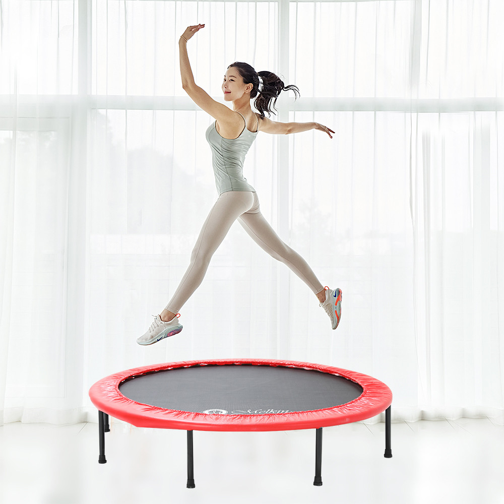 멜킨 원형 트램폴린 점핑 성인 가정용 대형 어른 방방이 실내 다이어트 에어보드 40인치 제품 이미지