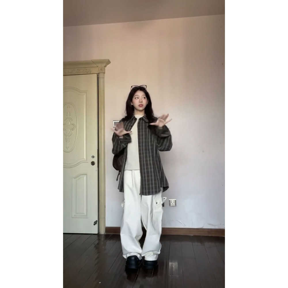 지락이의 뛰뛰빵빵 이영지 셔츠 블라우스 복고풍 너드 의상 옷 패션 - 상세 이미지 4