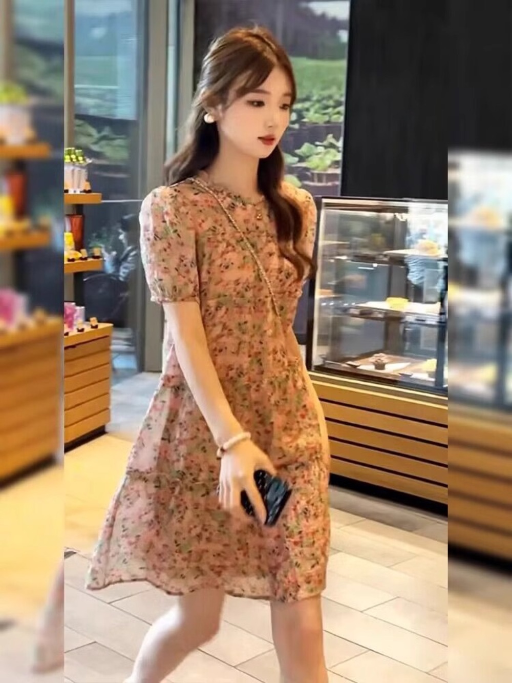 미녀와 순정남 26회 공마리 한수아 원피스 플리츠 플라워 의상 옷 패션 - 상세 이미지 2