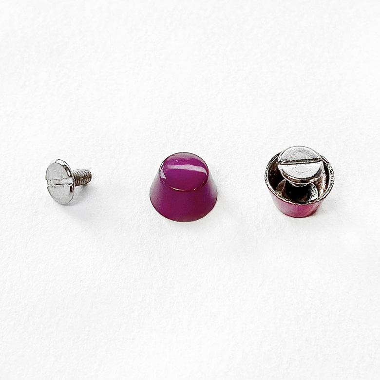 (8컬러세트) 12mm 나사형 컬러 소꼬발 가방발 (32p) - 상세 이미지 5