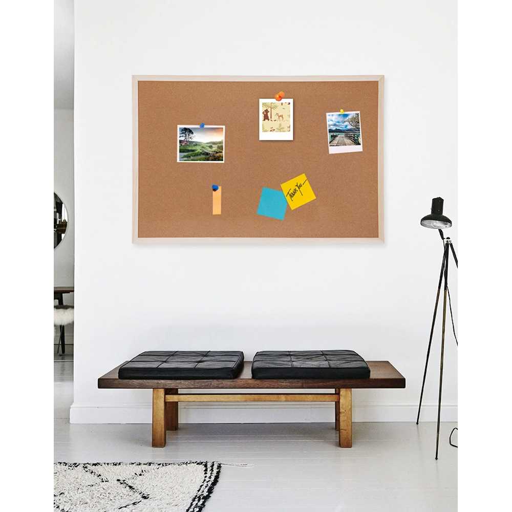 코르크 게시판 벽걸이 보드 메뉴판 음식점 대형 메모 20x30cm 양면 사용 코르크판 - 상세 이미지 3