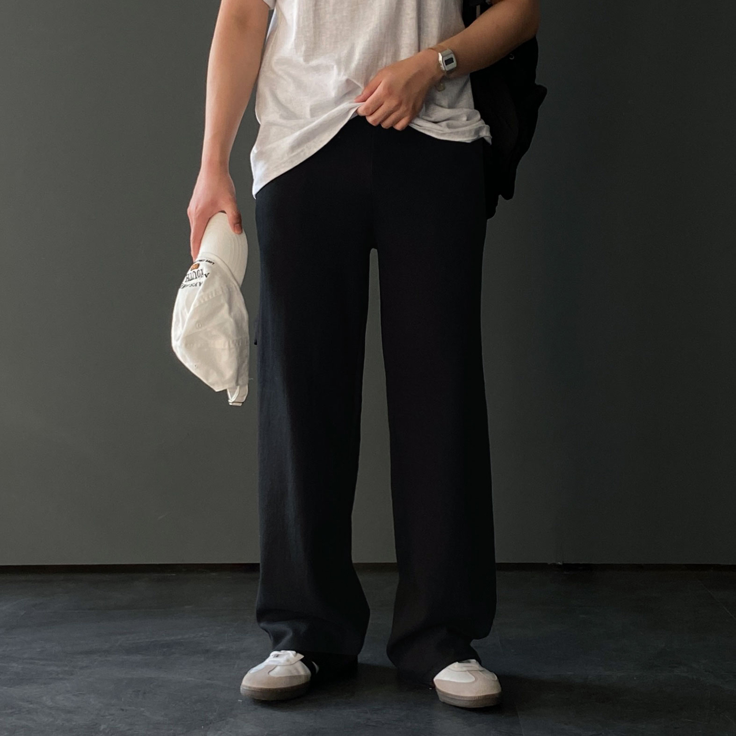 카펜터팬츠 남자와이드팬츠 스웨트팬츠 - 상세 이미지 3