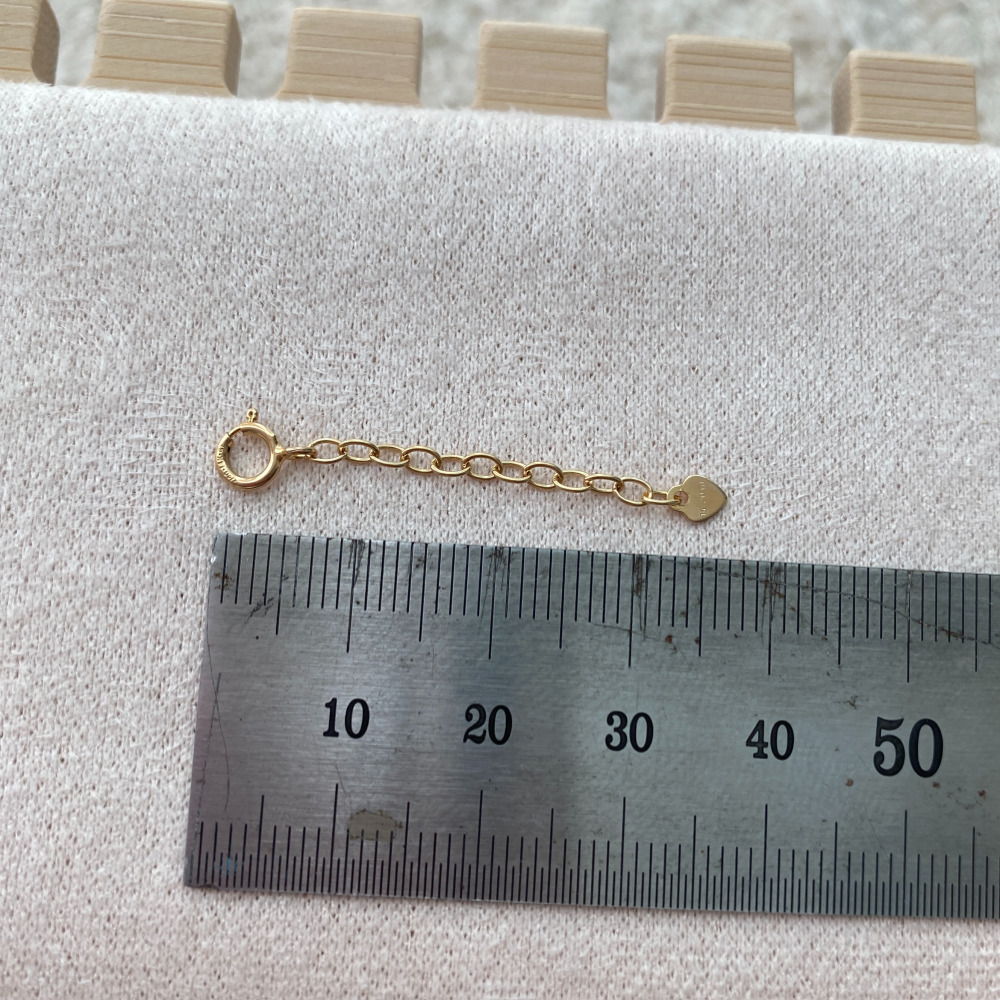 팔찌 발찌 연장체인 연장줄 꼬리체인 14k 골드필드 여유줄 길이연장 이미지 6