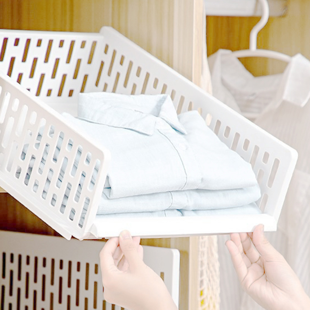 코드86 옷장정리 슬라이딩 수납 선반 트레이 옷 장롱 붙박이장 소 13cm