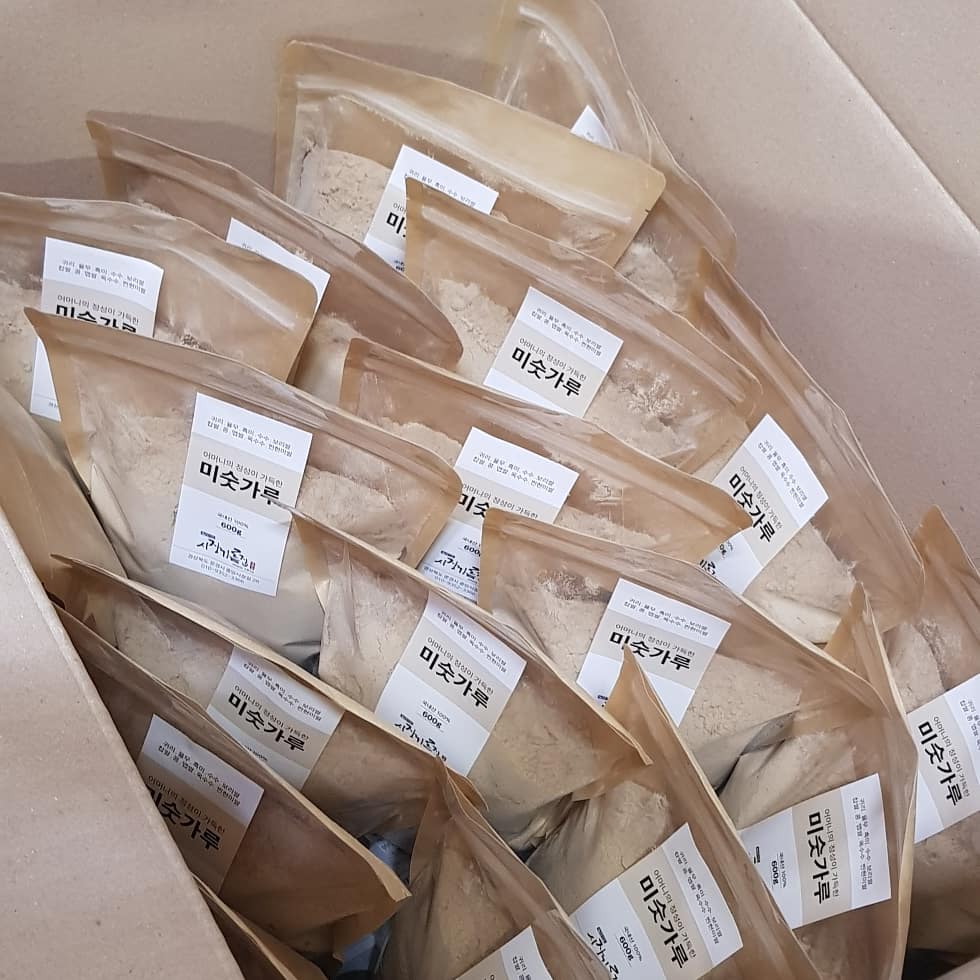 16곡 수제 전통 미숫가루 500g 옛날 선식 식사대용 - 상세 이미지 4