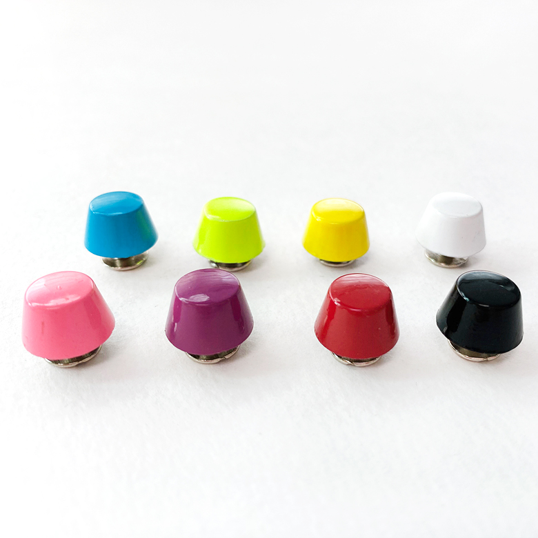 (8컬러세트) 12mm 나사형 컬러 소꼬발 가방발 (32p) - 상세 이미지 2