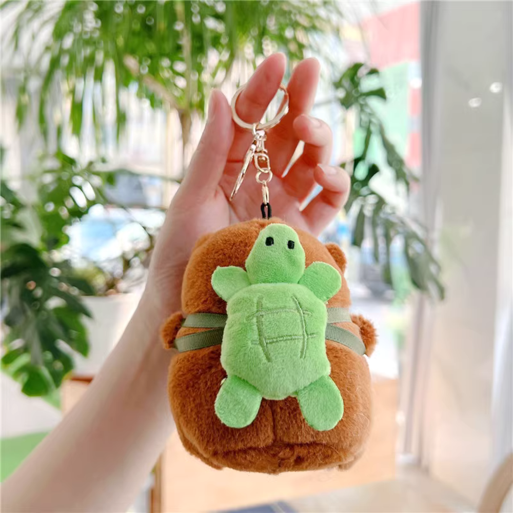 카피바라 인형 키링 콧물 카피바라 열쇠고리 가방꾸미기 이미지 6