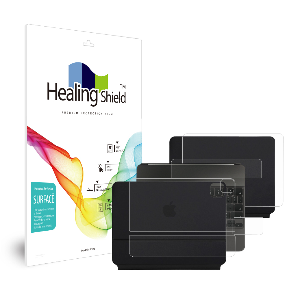 아이패드 프로 3세대 4세대 5세대 6세대 11 매직키보드 무광 외부보호필름 3종세트