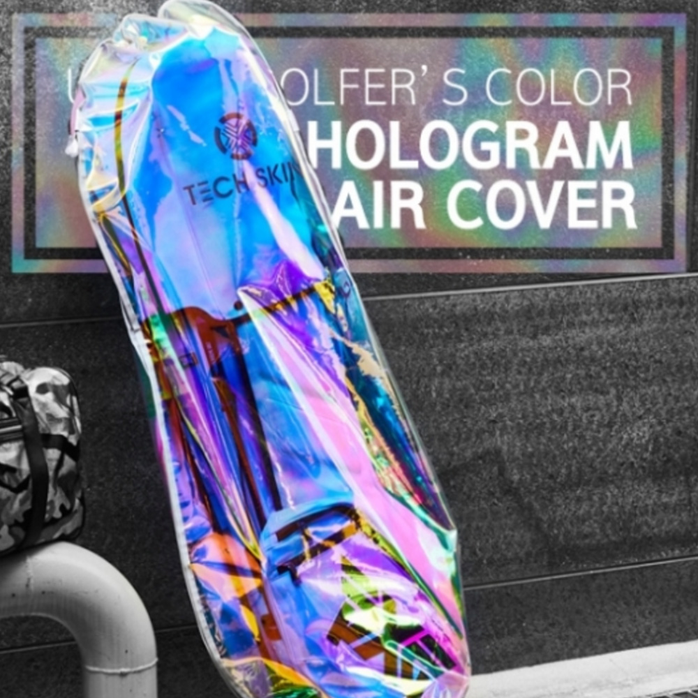 테크스킨 퓨어 홀로그램 골프백 항공커버 골프여행 골프투어