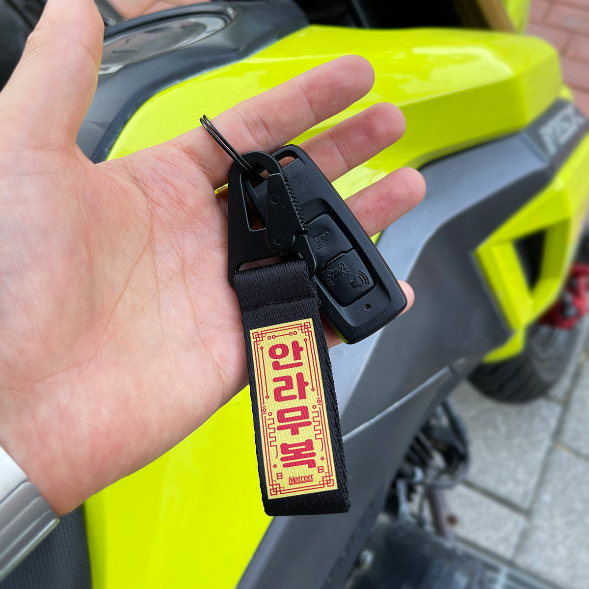 안라무복 오토바이 열쇠고리 바이크 키체인 안전운전 키링 - 상세 이미지 2