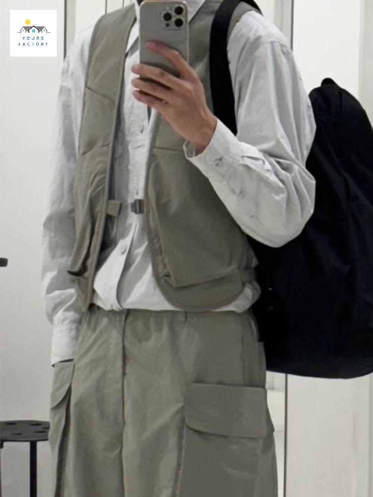 남성 여름 스포츠등산조끼 라이더남성 조끼 경량 낚시 - 상품 이미지