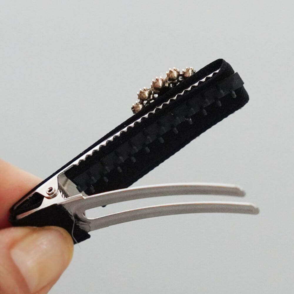 DIY세트 사각 큐빅 헤어악세사리 만들기 헤어핀재료 머리핀부자재 이미지 8