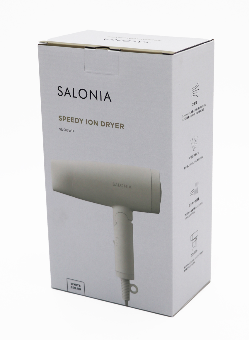 살로니아 Salonia 경량 스피드 접이식 이온 헤어 드라이기 SL-013WH - 상세 이미지 4