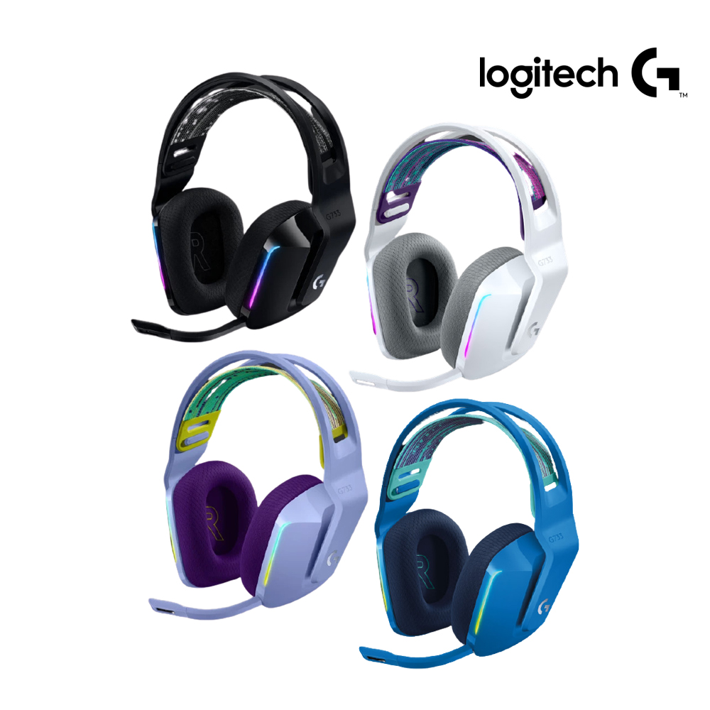 재고보유 - 로지텍코리아정품 로지텍G733  LIGHTSPEED 무선 게이밍 헤드셋 초경량