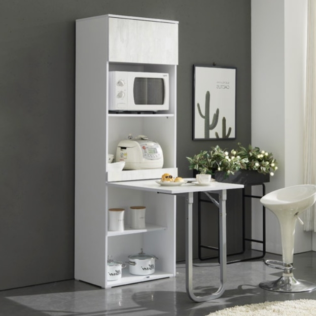 전자렌지 수납장 겸용 밥솥 선반 식탁 겸 렌지대