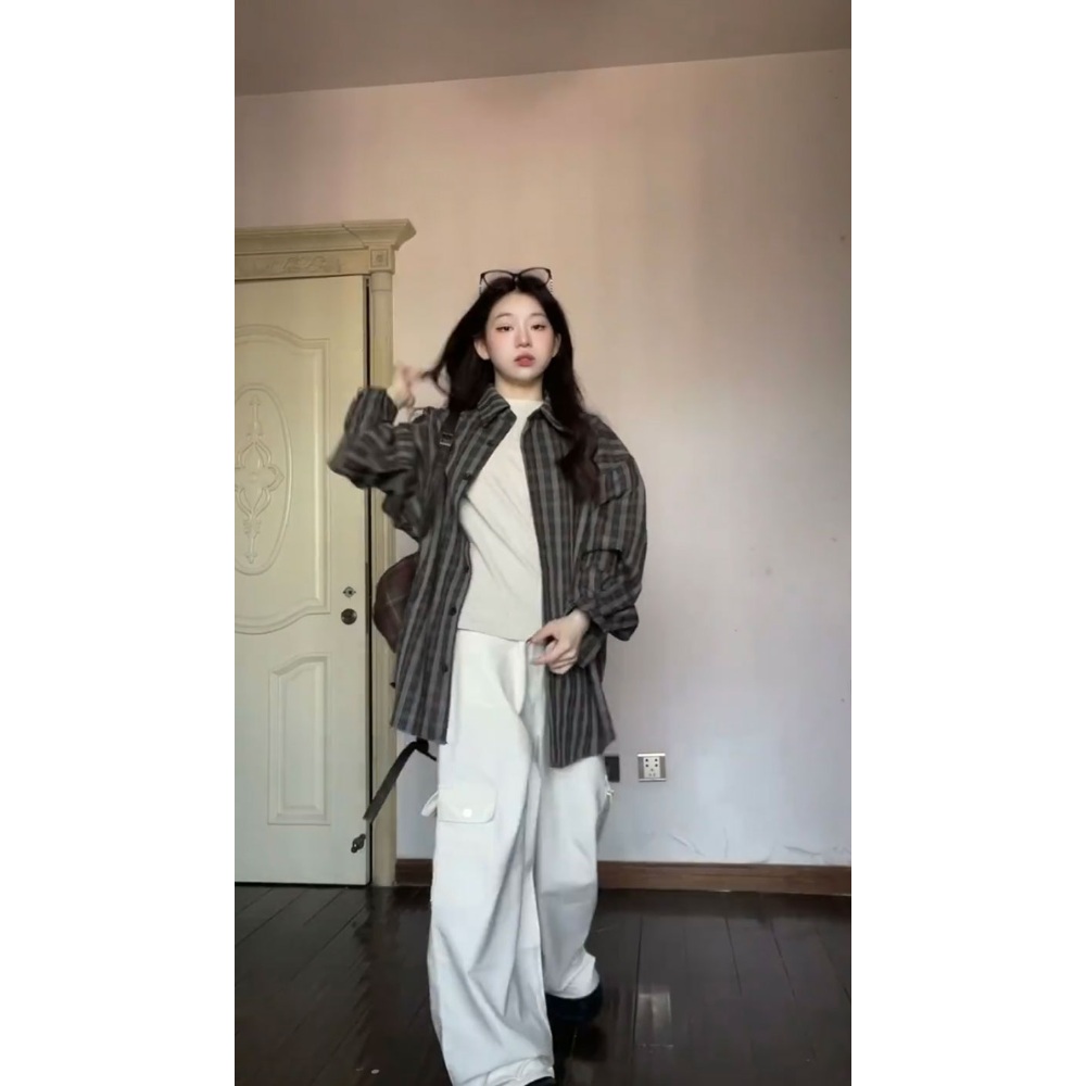 지락이의 뛰뛰빵빵 이영지 셔츠 블라우스 복고풍 너드 의상 옷 패션 - 상세 이미지 2