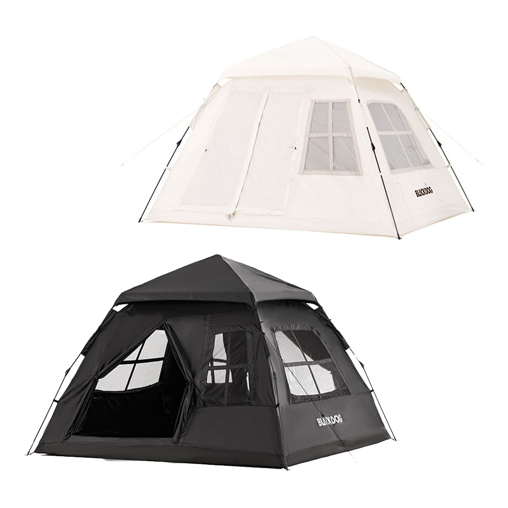 네이처하이크 블랙독 원터치 자동 오토 텐트 피크닉 백패킹 캠핑 블랙코팅 블랙