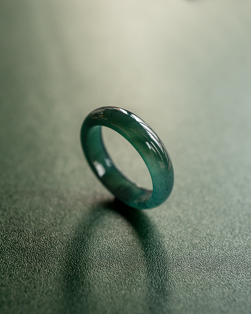 A 제이드 옥반지 Forest Dark Green Jade Ring : 예작쥬얼리