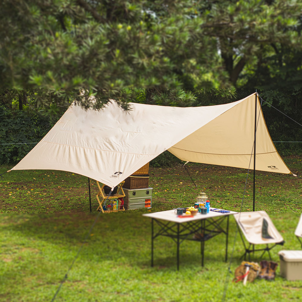 휴겔 헥사 타프 대형 그늘막 캠핑 스크린 방수 천막