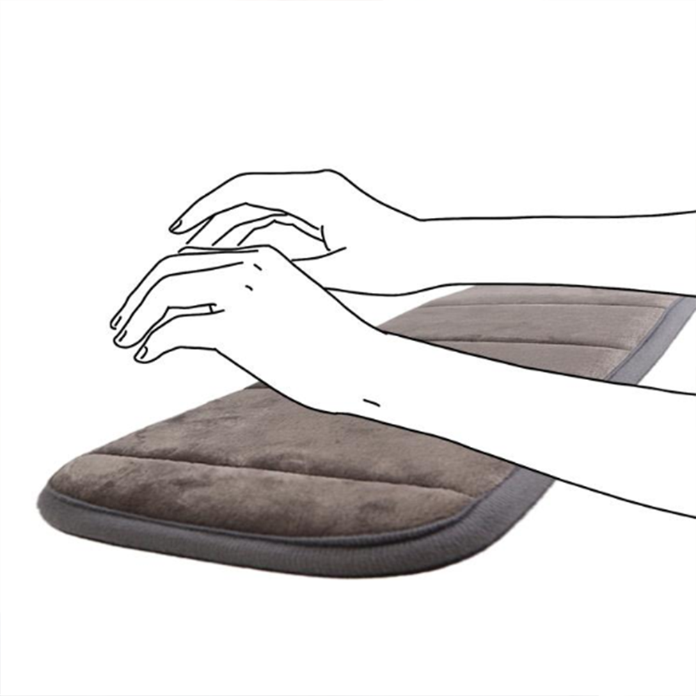 메모리폼 팔꿈치 패드 마우스 키보드 손목 받침대 보호대 장패드 겨울 쿠션 다용도 핸드 - 상품 이미지