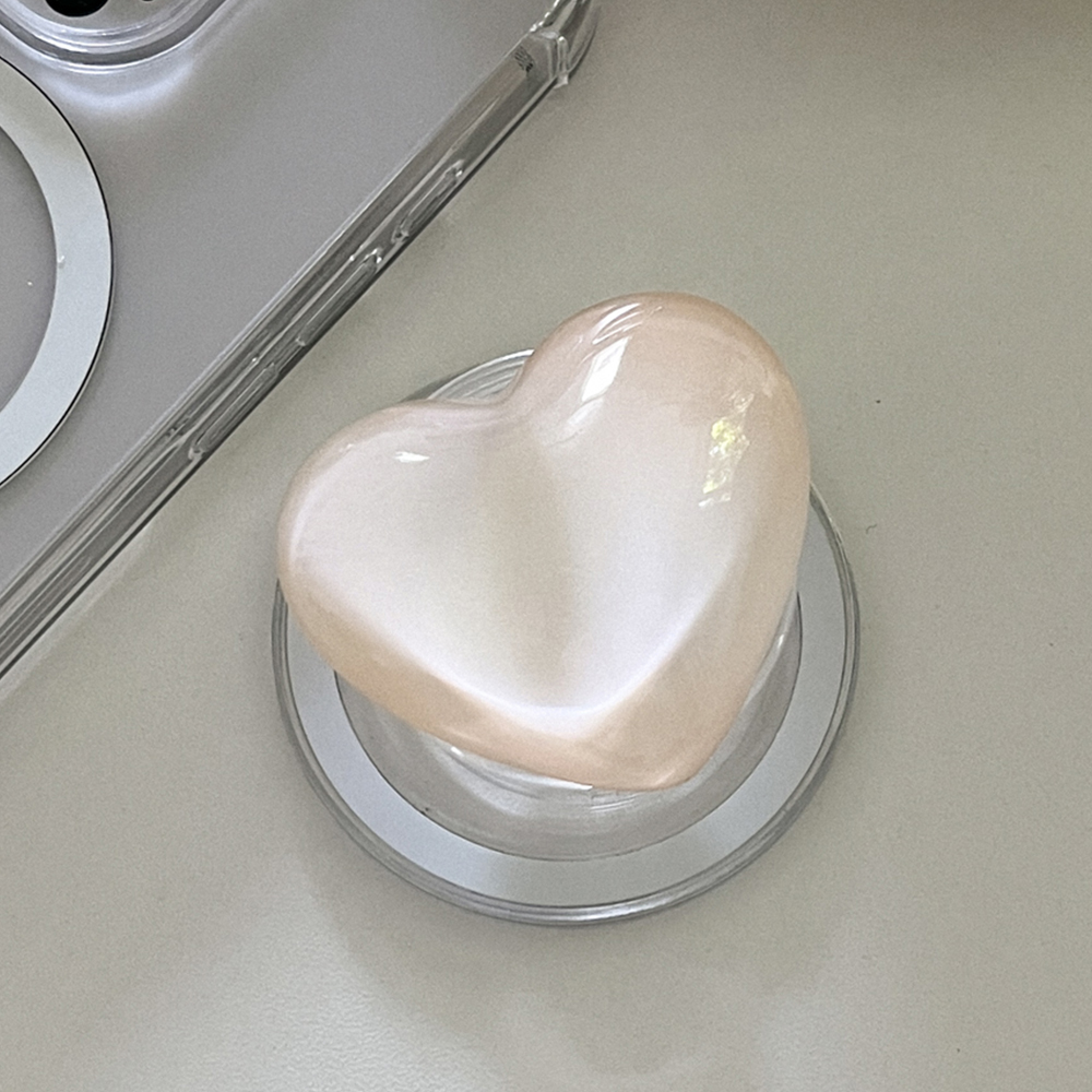 [mm] soft cream 무지 디자인 [맥세이프 구슬 하트톡] - 상세 이미지 2