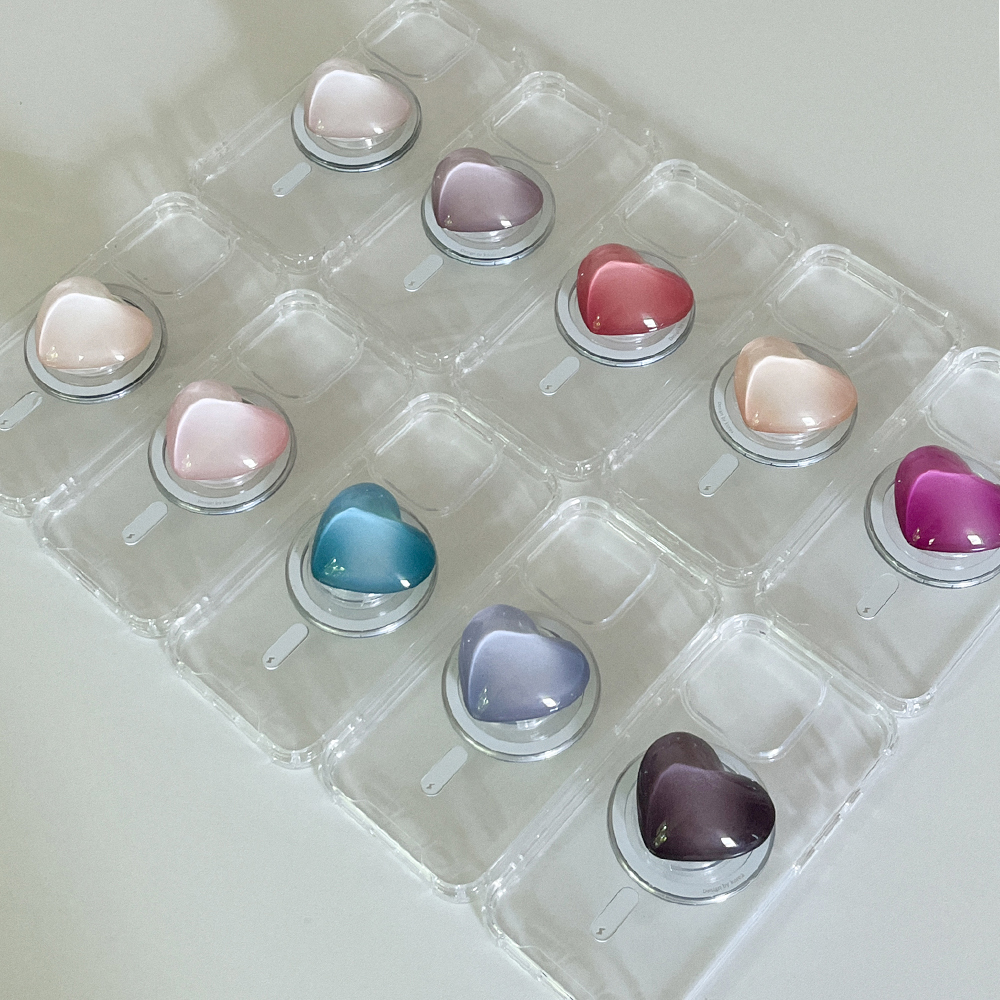[mm] soft cream 무지 디자인 [맥세이프 구슬 하트톡] - 상세 이미지 5