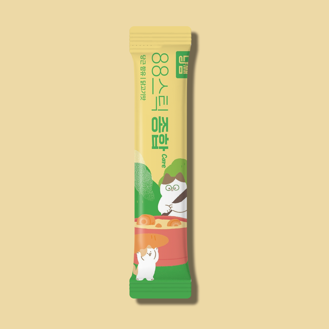 냥쌤 88스틱 고양이 츄르 영양 간식 짜먹는 스틱 종합케어, 10g, 20개 - 상세 이미지 2