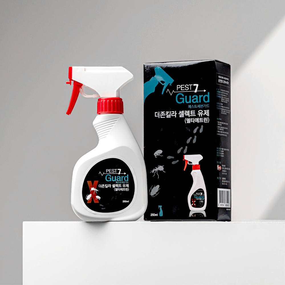페스트세븐가드250ml 빈대 뿌리는 바퀴벌레약 모기약 좀벌레 살충제 벼룩 먼지다듬이 노래기 지네 노린재 나방파리 초파리 날 개미 러브버그 뿌리파리 트랩 집벌레 퇴치약 퇴치제 퇴치법