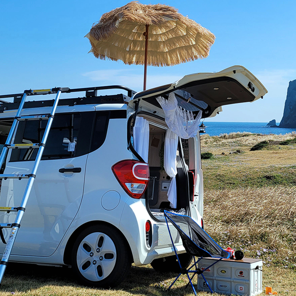 하와이안 라탄 파라솔 레이빌라 대형 밀짚 캠핑 감성 휴대용 비치 밀집 초가