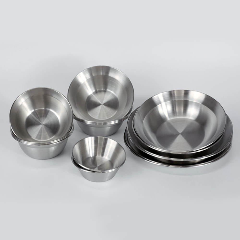 키녹스 캠핑 그릇 4인 스텐 식기 세트 16P STS304