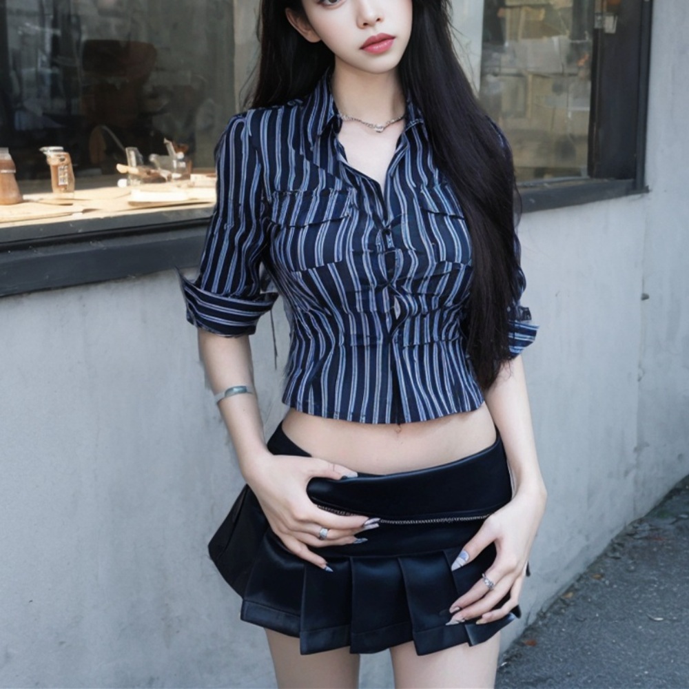 지락이의 뛰뛰빵빵 이영지 셔츠 블라우스 긴팔 간절기 의상 옷 패션 - 메인 이미지