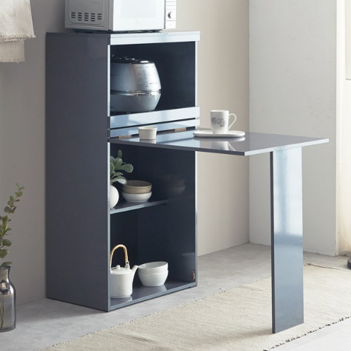 밥솥 선반 전자렌지 수납장 겸 식탁 겸 렌지대