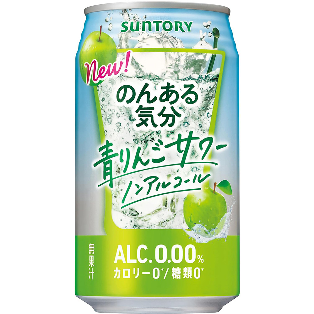 산토리 논알콜기분 풋사과 논알콜 사와 350ml×24