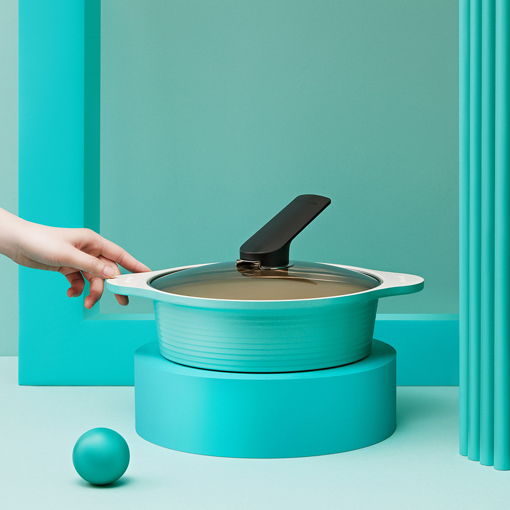 아르보 블랑 24cm 전골냄비 멜로우민트