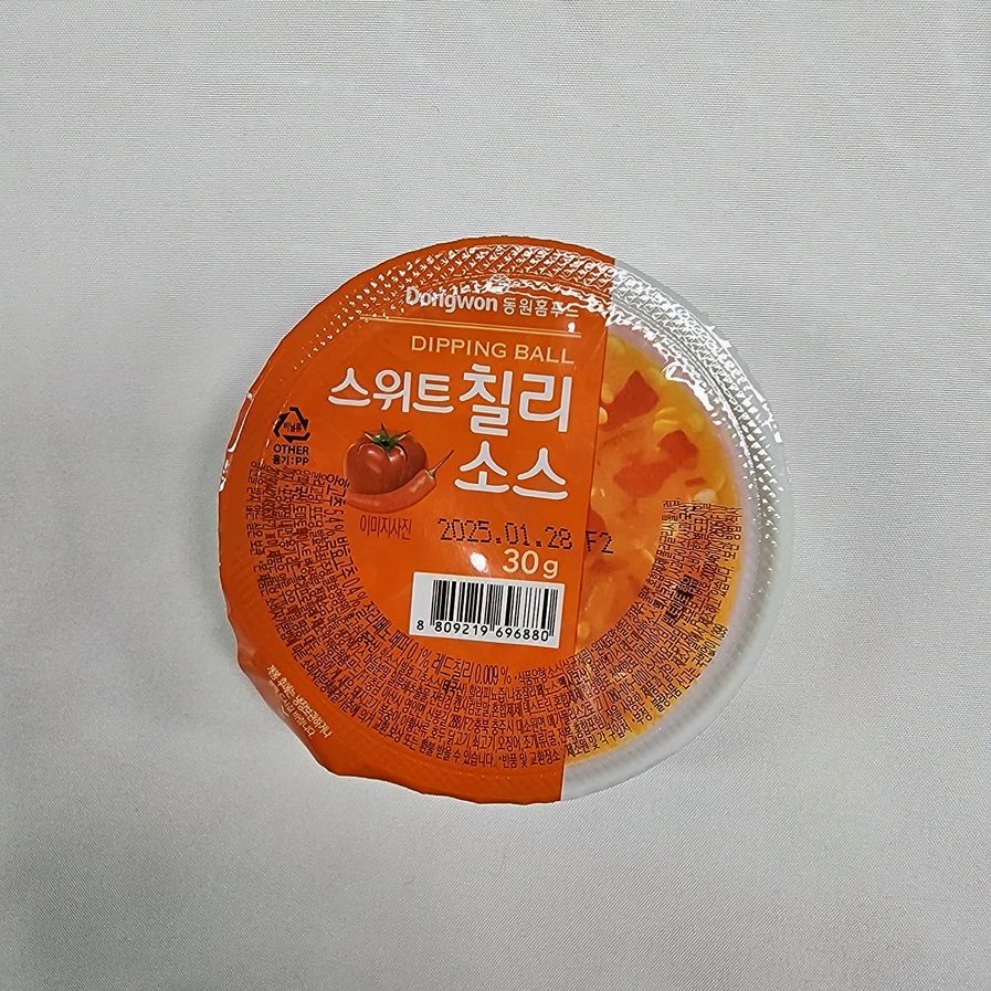 동원 홈푸드 비셰프 디핑소스 일회용 스위트칠리소스 32개 디핑볼 - 상품 이미지