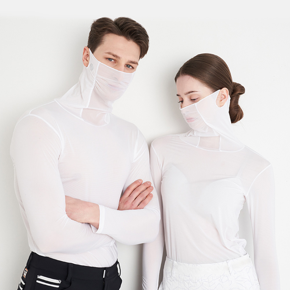 테크스킨 20D 귀걸이형 쿨 냉감 티셔츠 골프 이너웨어