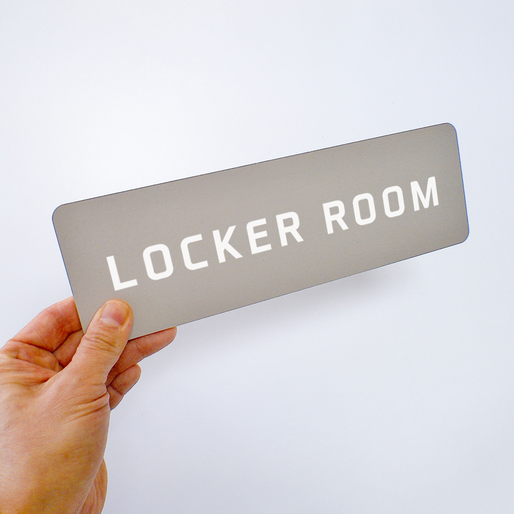 LOCKER ROOM 라커룸 도어사인 문패 탈의실 표지판 사인 안내문구 - 상세 이미지 4