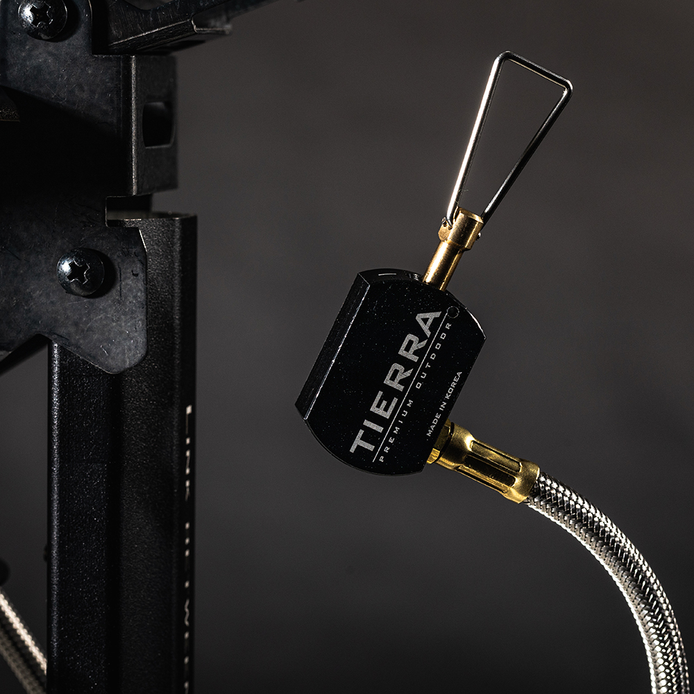 티에라 포르테 캠핑 버너 그리들 이소가스 강염 스토브 캠핑용 고화력