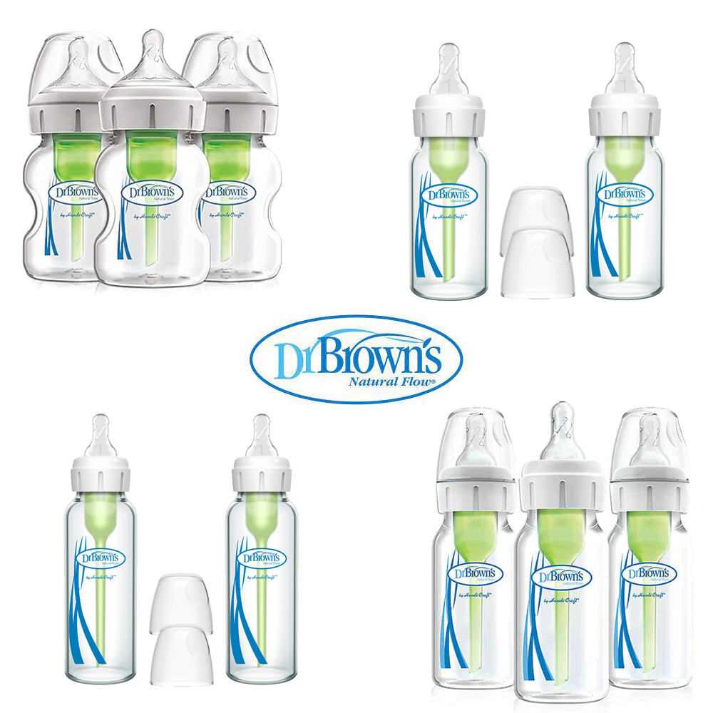 닥터브라운 와이드넥 내로우넥 유리 젖병 PP젖병 120ML 3개입 - 상세 이미지 2