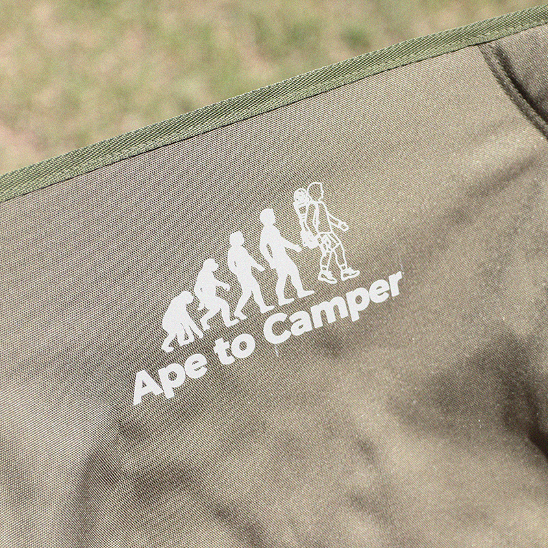 Ape to Camper 에입투캠퍼 쏙 체어 경량 접이식 휴대용 미니 릴렉스 좌식 그라운드 캠핑 의자 S - 상세 이미지 4