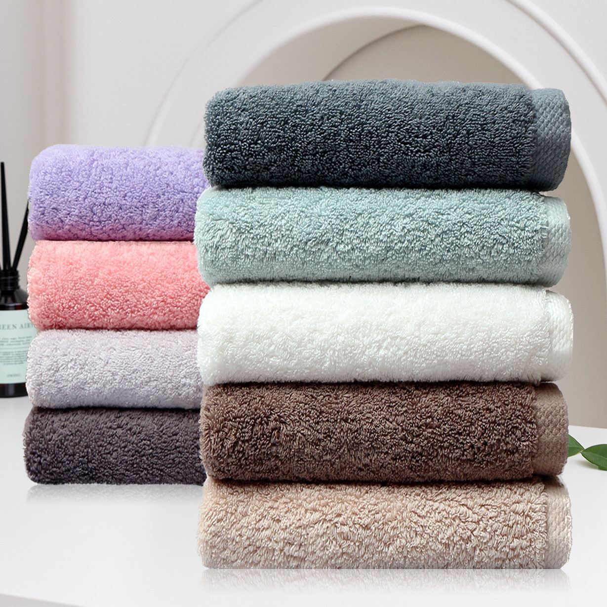 [미스트 증정] 코튼클라우드 40수 코마사 호텔 수건 세트 고급 타올 200g 5장