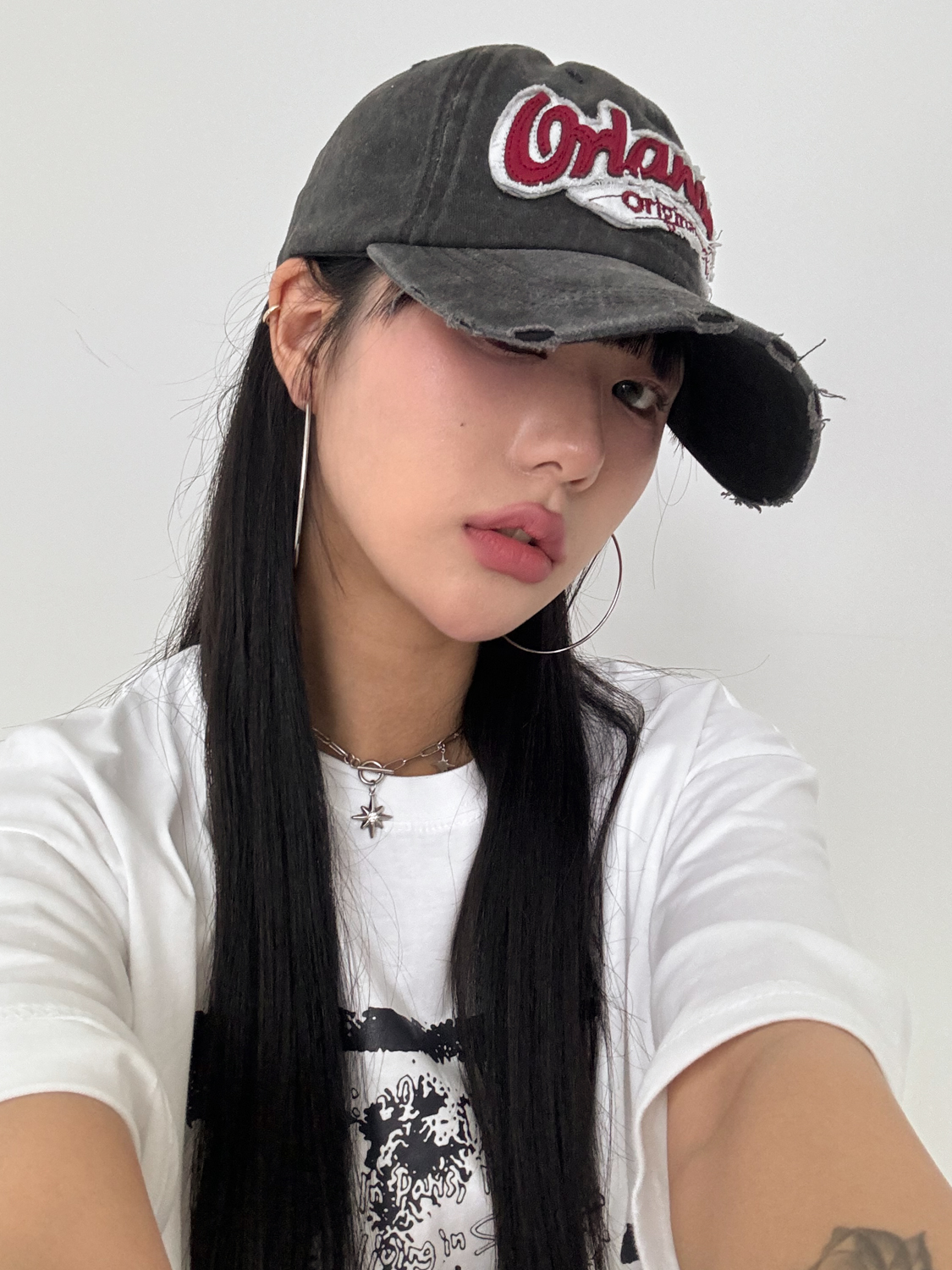 [18종/BEST] y2k 레터링 자수 빈티지 페스티벌 볼캡 모자 모음 상세 이미지 44