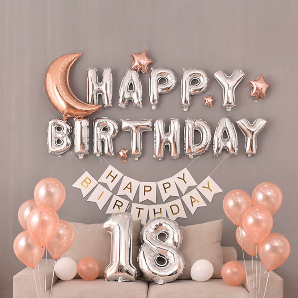 브로키 파티풍선 숫자 은박 생일가랜드 이벤트 (100미니)