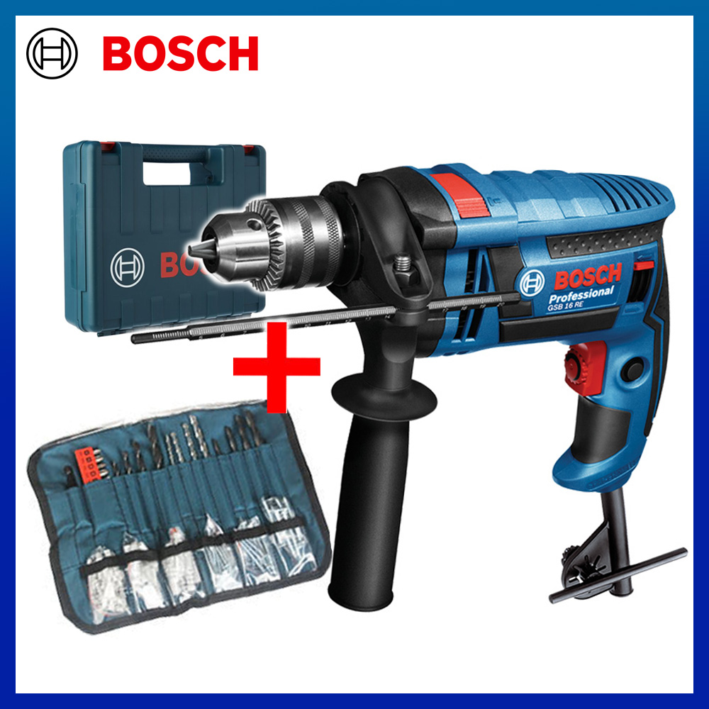 보쉬 전기 해머드릴 GSB16RE 750W 100PCS 파우치