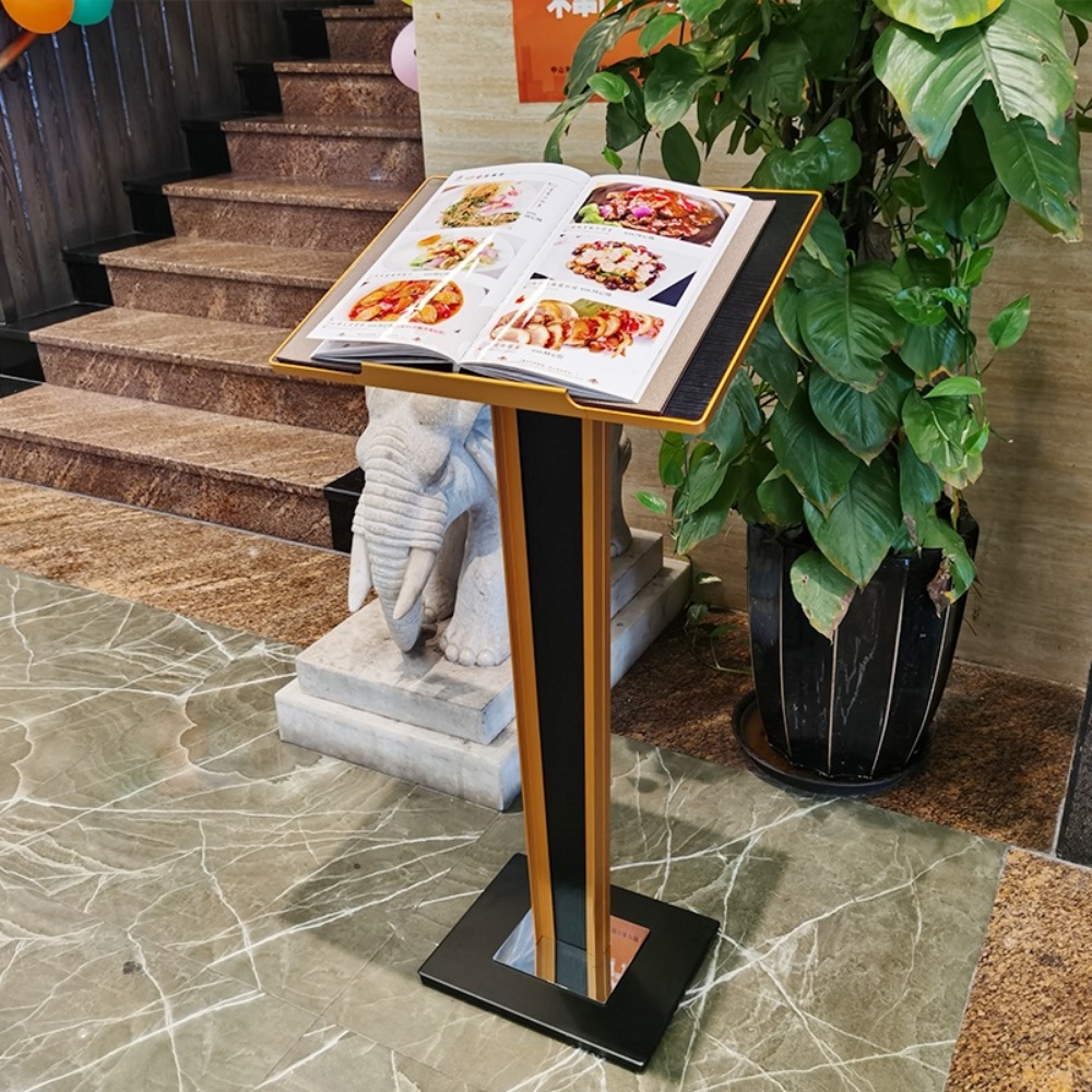 철제 입간판 식당 스탠드 메뉴 배너 거치대 - 메인 이미지