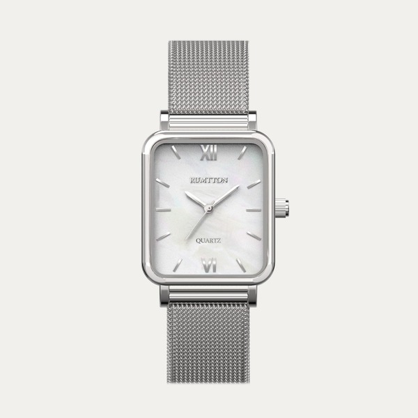 [맨즈] Harbor Large mesh watch (하버 라지 메쉬 워치) White Silver - 상세 이미지 2