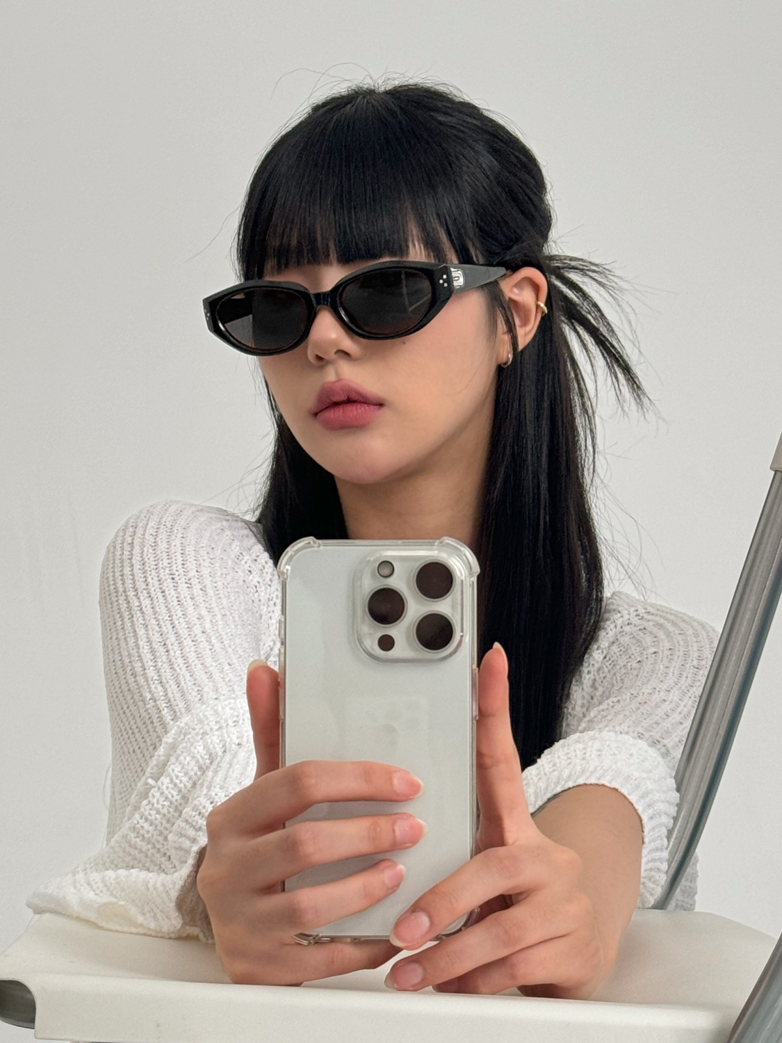 실버 유라인 캣츠아이 자외선차단 UV400 선글라스 6color 상세 이미지 21