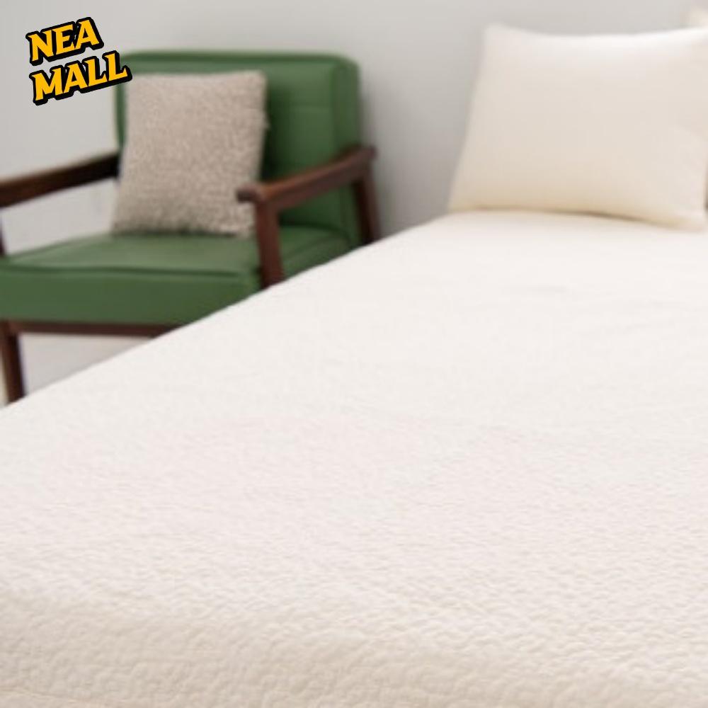 아이보리 순면 여름이불 무지 순면 워싱 여름패드
