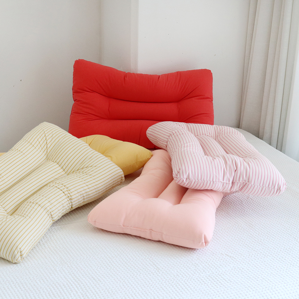 피넛버터젤리 피오라 빨아쓰는 낮은 경추베개 숙면 일자목 거북목 편한 베개 통세탁