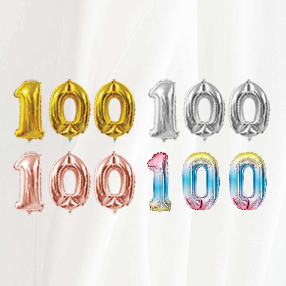 브로키 파티풍선 숫자 은박 생일가랜드 이벤트 (100미니)